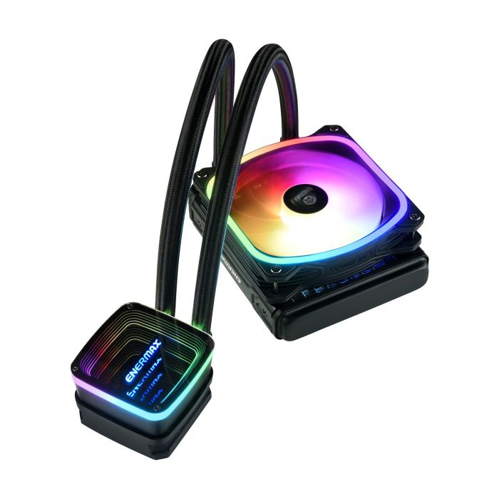 Enermax Kit Refrigeración Líquida CPU AQUAFUSION 120mm RGB con Ventiladores SquA RGB ADV, Efecto Espejo Infinito, TDP 300W, Compatible Intel AMD 1 Enermax Kit Refrigeración Líquida CPU AQUAFUSION 120mm RGB con Ventiladores SquA RGB ADV, Efecto Espejo Infinito, TDP 300W, Compatible Intel AMD 1