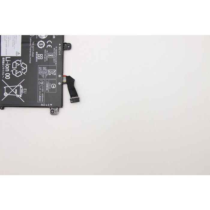 Lenovo Internal laptop battery, 50Wh capacity, 11.52V voltage, LiIon technology, compatible with select Lenovo models. 3 Lenovo Internal laptop battery, 50Wh capacity, 11.52V voltage, LiIon technology, compatible with select Lenovo models. 3
