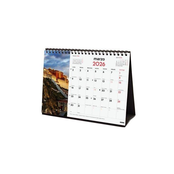 Finocam Calendario De Sobremesa S-210x150 mm Maravillas Del Mundo 2026