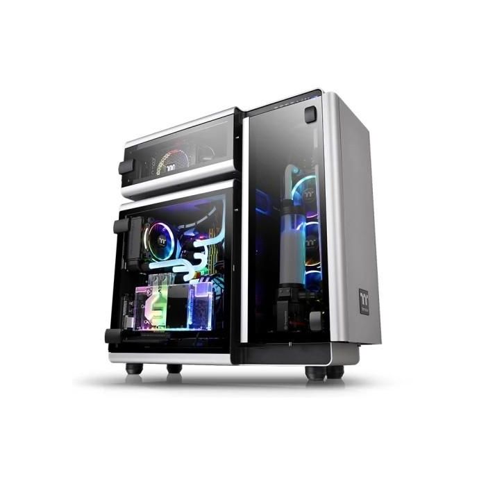 Thermaltake Level 20 TG Big Tower Gaming PC, EATX/ATX, Ventana Vidrio Templado, 3 Ventiladores, Iluminación RGB, Negro/Gris 0 Thermaltake Level 20 TG Big Tower Gaming PC, EATX/ATX, Ventana Vidrio Templado, 3 Ventiladores, Iluminación RGB, Negro/Gris 0