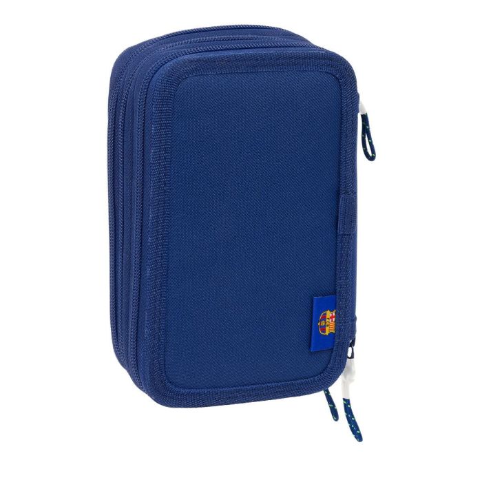 Plumier Triple F.C. Barcelona Azul marino 12,5 x 19,5 x 5,5 cm 37 Piezas 4