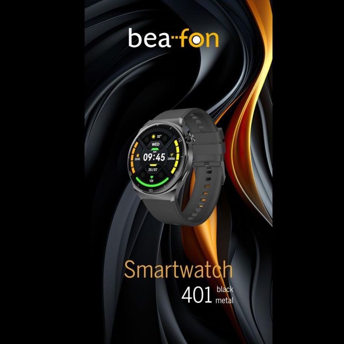 Smartwatch beafon WATCH 401 43 mm 1,43" Negro Plateado 1