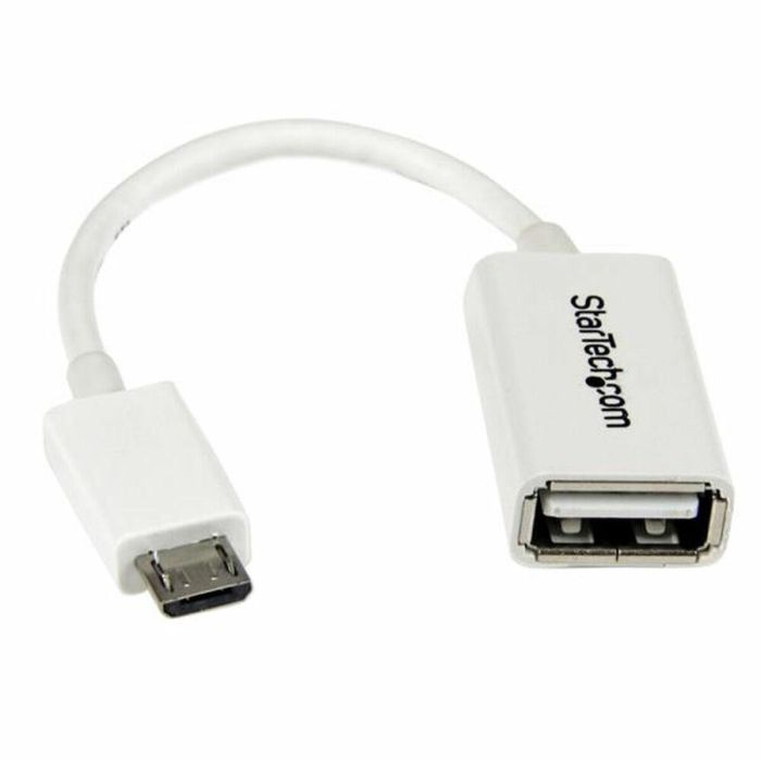 Cable Micro USB a USB Startech UUSBOTGW Blanco Cable Micro USB a USB Startech UUSBOTGW Blanco