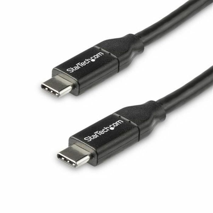 Cable USB-C Startech USB2C5C50CM Blanco Negro 50 cm Cable USB-C Startech USB2C5C50CM Blanco Negro 50 cm