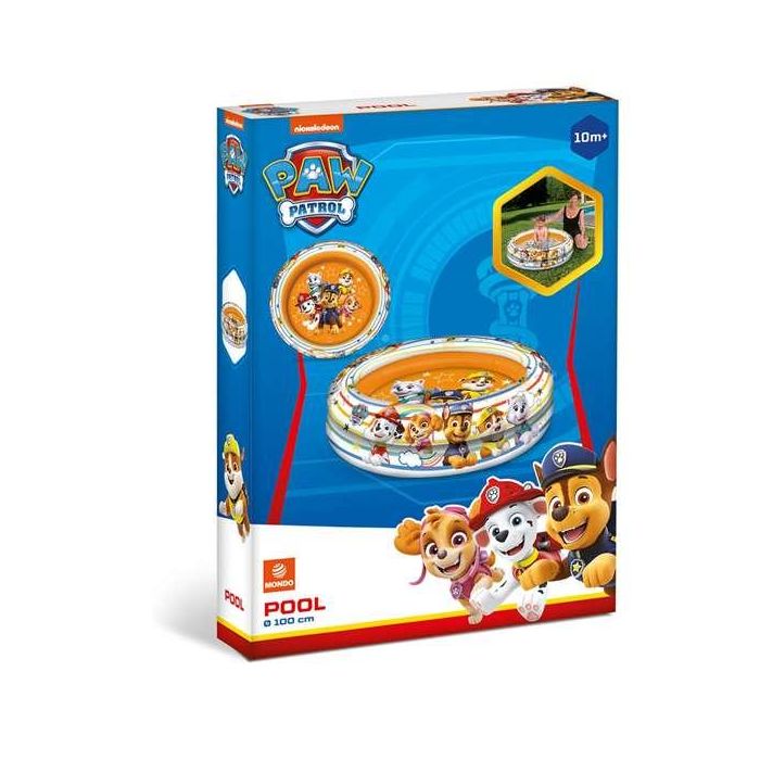Piscina hinchable paw patrol 2 aros 100 cm diametro 1 Piscina hinchable paw patrol 2 aros 100 cm diametro 1