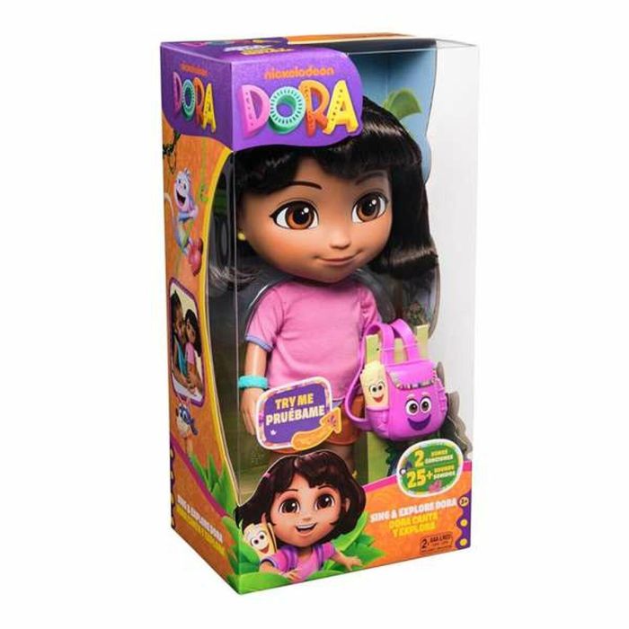 Spin Master Muñeca Dora Canta y Explora de 30 cm con Función Interactiva, Edad Recomendada +3 Años, Pilas AAA 0 Spin Master Muñeca Dora Canta y Explora de 30 cm con Función Interactiva, Edad Recomendada +3 Años, Pilas AAA 0