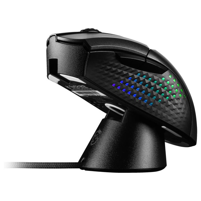 MSI Clutch GM51 Lightweight Wireless Ratón Gaming Óptico Negro 26000 DPI 1 ms RF Wireless + Bluetooth + USB Type-C 2