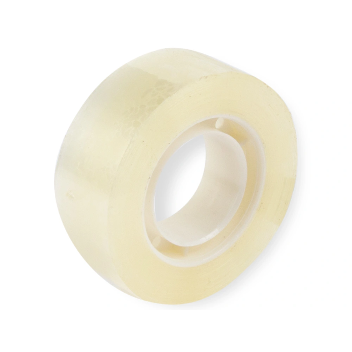 Q-connect Cinta Adhesiva Transparente 33 mt x 12 mm Encelofanada para Embalar 1