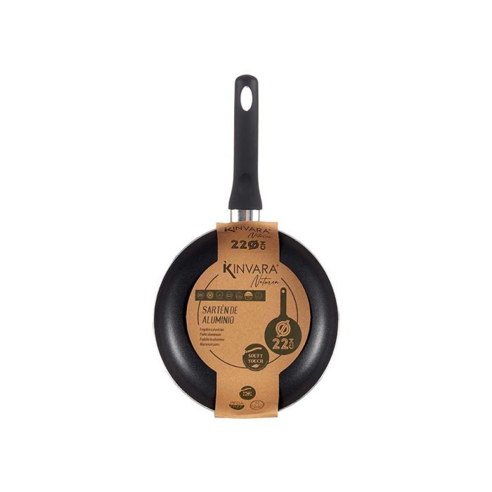 Sartén de Aluminio Kinvara 22 cm Verde - Apto para Inducción (6 Unidades) 2