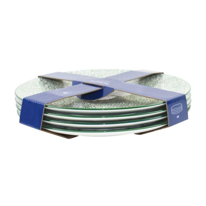 Plato Arabe DKD Home Decor Azul 27 x 2.8 x 27 cm Set de 4 3 Plato Arabe DKD Home Decor Azul 27 x 2.8 x 27 cm Set de 4 3
