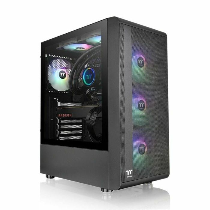 Caja Semitorre ATX THERMALTAKE S200 TG ARGB Negro