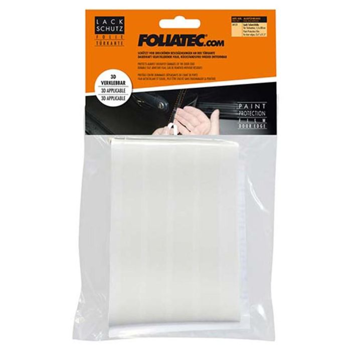 Foliatec FO34121 Lámina de Protección de Pintura para Borde de Puerta Transparente 4 Piezas