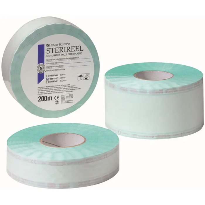 Covetrus Bobina de Esterilización Sterireel 350 mm x 200 m, sin látex, tinta no tóxica y respetuosa con el medio ambiente Covetrus Bobina de Esterilización Sterireel 350 mm x 200 m, sin látex, tinta no tóxica y respetuosa con el medio ambiente