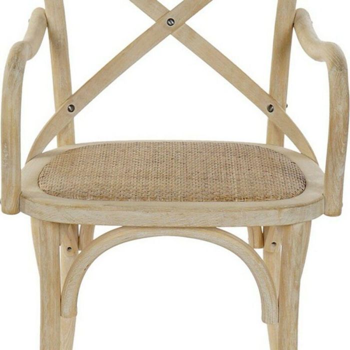 Silla de Comedor DKD Home Decor Blanco Multicolor 55 x 57 x 92 cm 55 x 47 x 92 cm 3 Silla de Comedor DKD Home Decor Blanco Multicolor 55 x 57 x 92 cm 55 x 47 x 92 cm 3