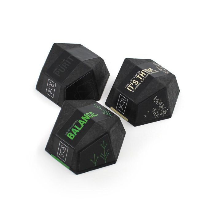 Solidu THYME TO BALANCE LOTE 3 pz Set Peluquería para Cabello Graso