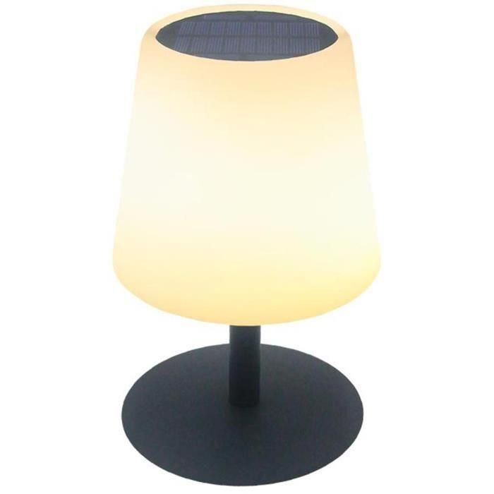 Lámpara de mesa solar y recargable - LUMISKY - STANDY TINY SOLAR - H25 cm - LED blanco cálido y blanco regulable Lámpara de mesa solar y recargable - LUMISKY - STANDY TINY SOLAR - H25 cm - LED blanco cálido y blanco regulable
