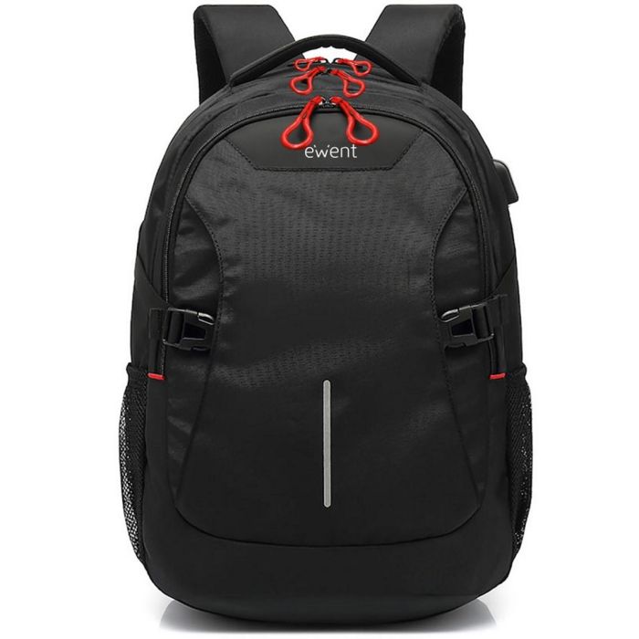 Ewent EW2526 Mochila para Portátil 15.6" Ergonómica con Salida USB, Compartimentos Organizadores y Correa Carro Negro 0 Ewent EW2526 Mochila para Portátil 15.6" Ergonómica con Salida USB, Compartimentos Organizadores y Correa Carro Negro 0