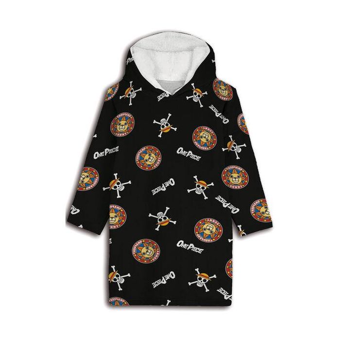 TOEI ANIMATION Bata Sudadera Oversize One Piece Coral Infantil Talla Única