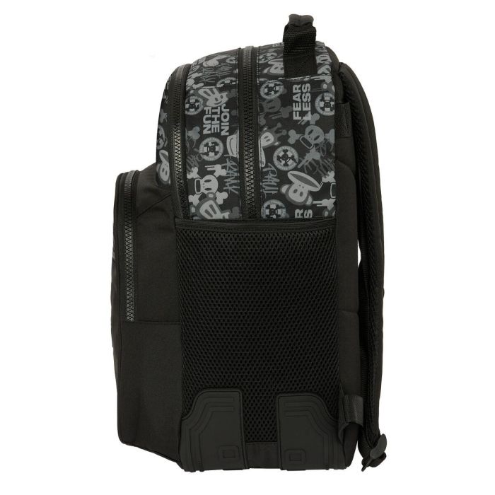 Mochila Escolar Paul Frank Join the fun Negro 32 x 42 x 15 cm 1