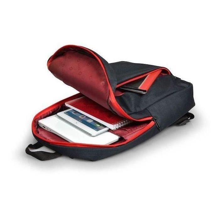 Mochila para Portátil Port Designs Portland Negro Rojo 33 x 46 x 15 cm 3