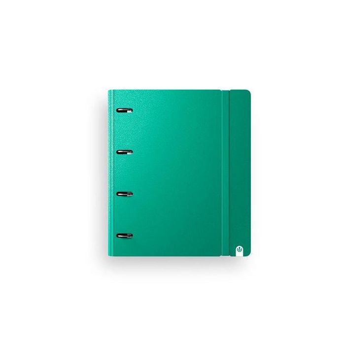 Carpebloc Carchivo Foam Style Pp A4+ 4 An.Mixtas 35Mm Con Rec. 100 Hj. Cuadric.4X4 Verde