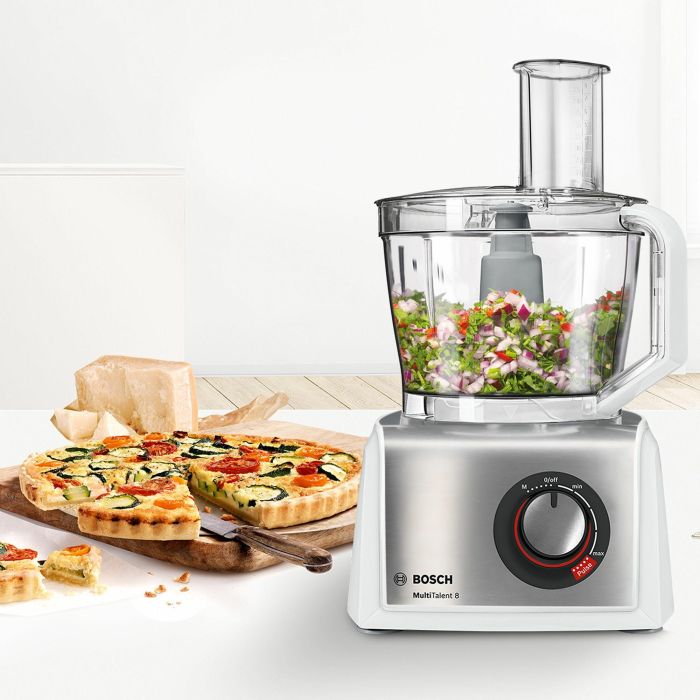 Bosch Kompakt-Küchenmaschine Multi Talent 8 1250 W *weiß/Edelstahl* 2 Bosch Kompakt-Küchenmaschine Multi Talent 8 1250 W *weiß/Edelstahl* 2