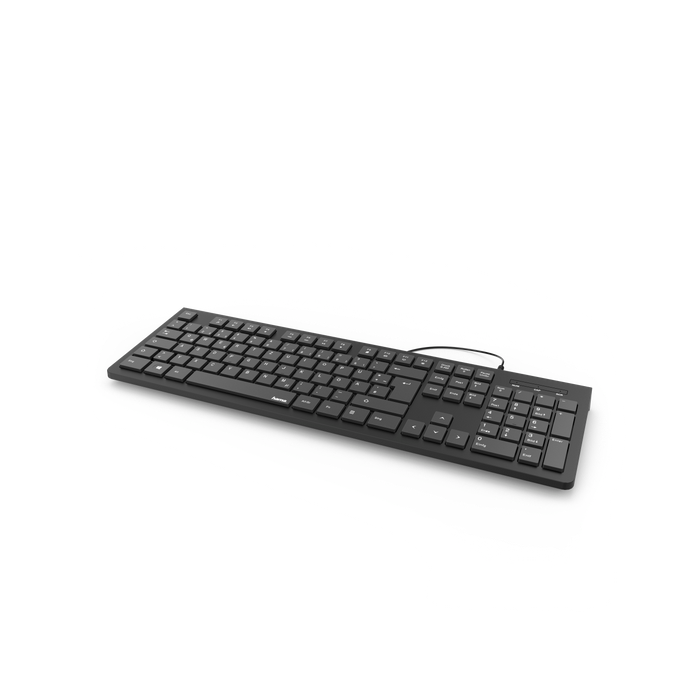 Teclado Hama Technics 69182681 Negro 2 Teclado Hama Technics 69182681 Negro 2