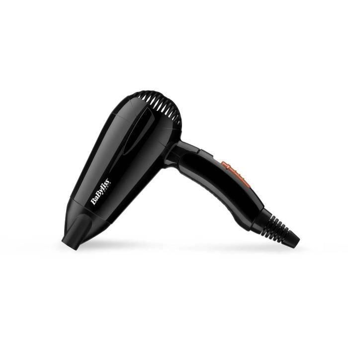 BaByliss 5344E Secador de Pelo Travel Dry 2000W Motor DC, Doble Voltaje, Mango Plegable, Compacto y Ligero con Boquilla Concentradora y 2 Temperaturas BaByliss 5344E Secador de Pelo Travel Dry 2000W Motor DC, Doble Voltaje, Mango Plegable, Compacto y Ligero con Boquilla Concentradora y 2 Temperaturas