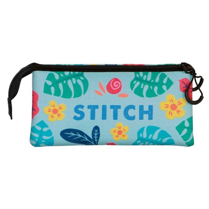 Disney Lilo y Stitch Estuche Portatodo Triple Guitarra Verde, 3 Compartimentos, Ripstop 1 Disney Lilo y Stitch Estuche Portatodo Triple Guitarra Verde, 3 Compartimentos, Ripstop 1