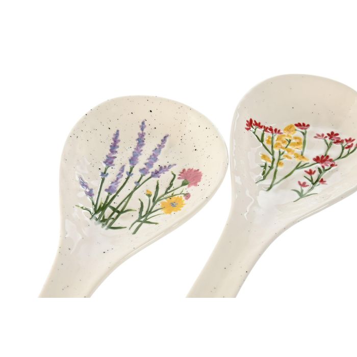 Soporte Cuchara Shabby DKD Home Decor Multicolor 27.5 x 2.7 x 10 cm (6 Unidades) 2 Soporte Cuchara Shabby DKD Home Decor Multicolor 27.5 x 2.7 x 10 cm (6 Unidades) 2
