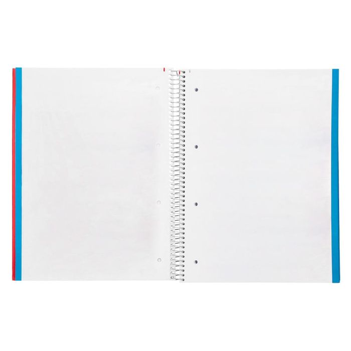 Cuaderno Espiral Liderpapel A4 Micro Jolly Tapa Forrada 140H 75 gr Liso 5 Bandas 4 Taladros Colores Surtidos 6