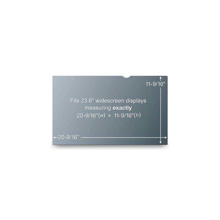 3M Privacy Filter for 23.6in Monitor, 16:9, PF236W9B 2 3M Privacy Filter for 23.6in Monitor, 16:9, PF236W9B 2
