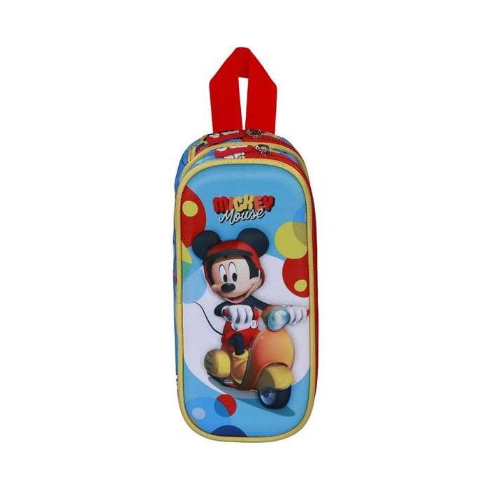 Karactermania Estuche Doble 3D Mickey Mouse Scooter Azul 22 x8 x9,5 cm 2 Karactermania Estuche Doble 3D Mickey Mouse Scooter Azul 22 x8 x9,5 cm 2