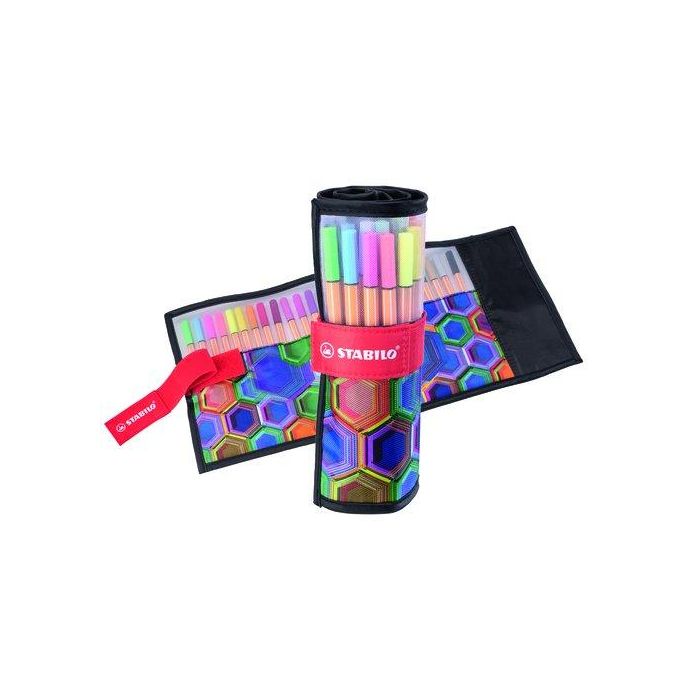 Rotulador Fibra Stabilo Point 88 Arty Surtido Estuche De 25 (Set de 5)