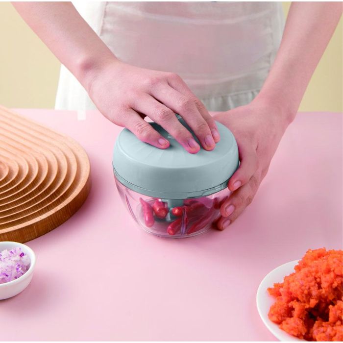 Quttin Cortador de Alimentos Manual con Tirador 500ml 14 x 10.5 cm (12 Unidades) 4