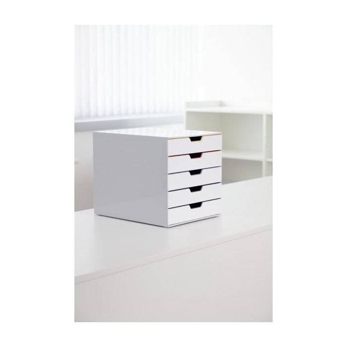 DURABLE Schubladenbox VARICOLOR 5 Fächer MIX mehrfbg 1 DURABLE Schubladenbox VARICOLOR 5 Fächer MIX mehrfbg 1