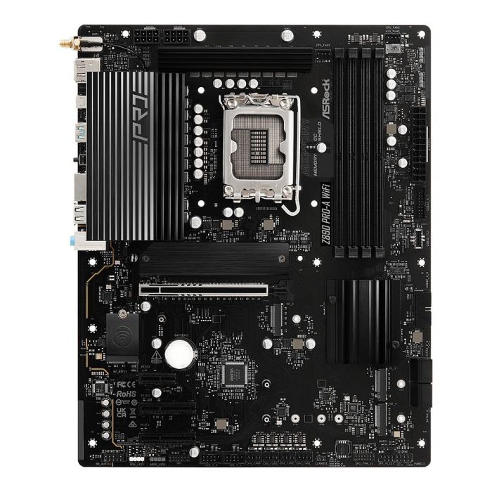 ASRock 1851 Z890 Pro-A Wifi DDR5 ATX Placa Base para PC Intel LGA 1851 con WiFi 6E y Bluetooth 5.3