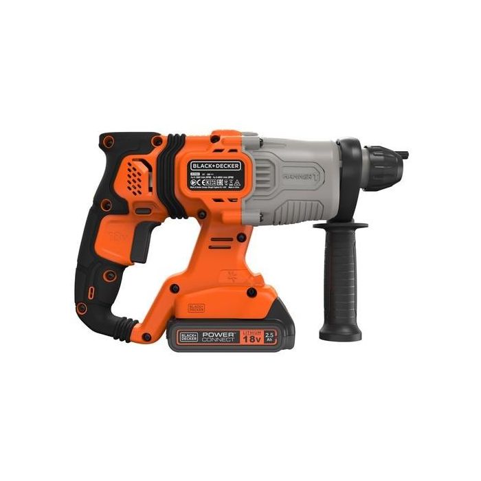 Black&Decker Akku-Kombihammer SDS-pl.18V.2x2.5Ah BCD900E2K 13