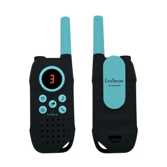 Lexibook Walkie-talkies Digitales Recargables Alcance 5 km 8 Canales 3