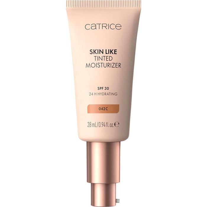 Catrice Skin Like Crema Hidratante con Color #042C Tono Claro 28 ml - FPS 30, 24h Hidratación