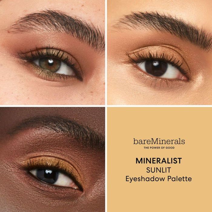 Bare Minerals #Sunlit Paleta de Sombras de Ojos MINERALIST - Mineral Pura, Intensa Pigmentación, Vegana, Hipoalergénica, Clean Beauty 7.8g 4 Bare Minerals #Sunlit Paleta de Sombras de Ojos MINERALIST - Mineral Pura, Intensa Pigmentación, Vegana, Hipoalergénica, Clean Beauty 7.8g 4