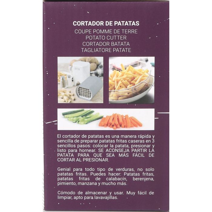 Quttin Cortador de Patatas 10.4 cm Largo x 9.2 cm Ancho x 15.3 cm Alto 2