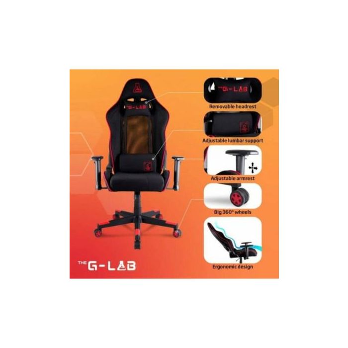 Silla Gaming The G-Lab Oxygen Rojo 1