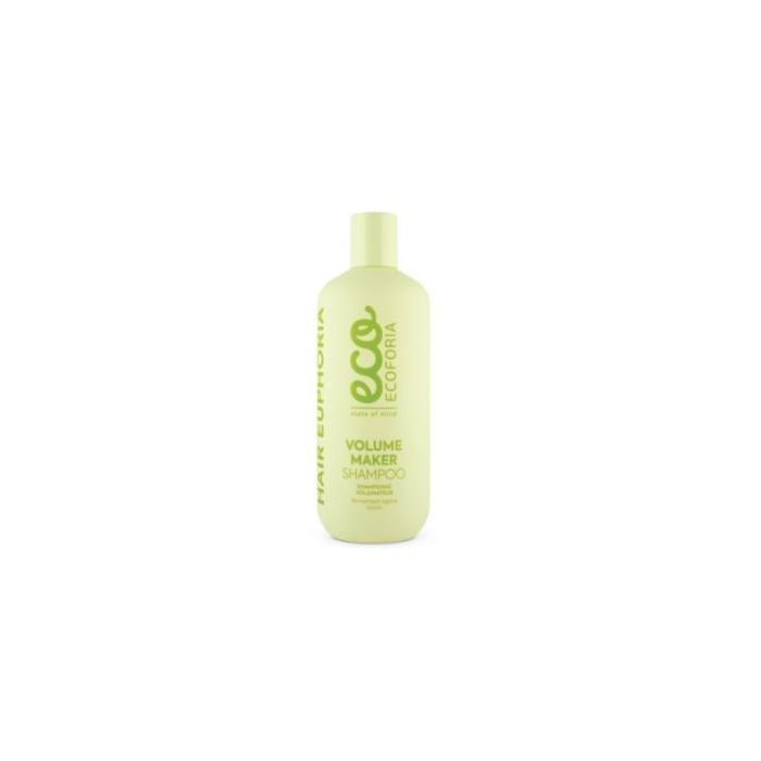 ECOFORIA Champú Volume Maker 400ml - Cabello Fino, Aumento de Volumen Duradero, Fortalecedor con Agave Fermentado y Biotina, Eco