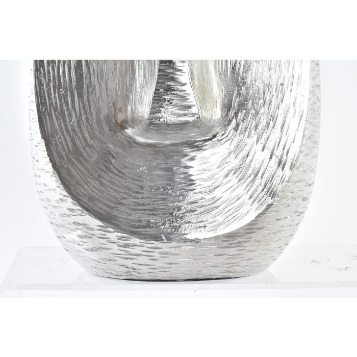 DKD Home Decor Jarron Moderno Plateado Aluminio 19 x 31 x 19 cm 1