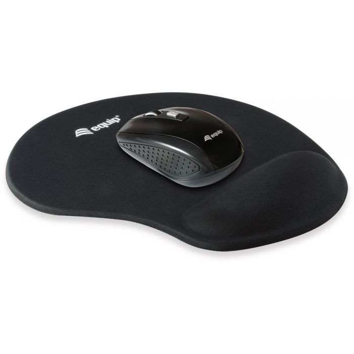 EQUIP ALFOMBRILLA DE GEL PARA MOUSE LIFE COLOR NEGRO 2