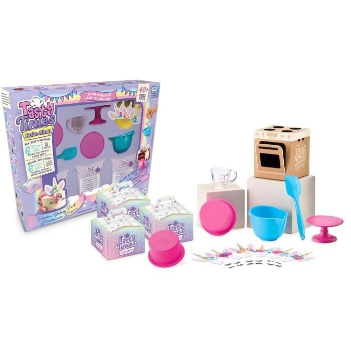 Kit de cocina - GOLIATH - Mini Chef Tasty Tinies Unicorn Party Pack - Ingredientes premedidos para edades de 6 años 1