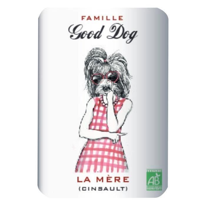 Familia Good Dog la Madre 2021 Cinsault - Rosé de Francia - Vino orgánico 1