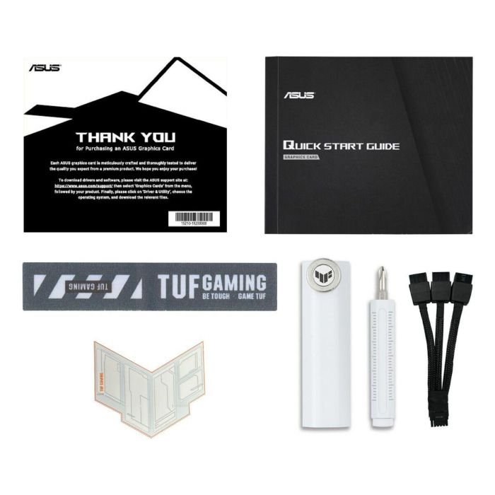 ASUS TUF-RTX5070TI-O16G-WHITE-GAMING GeForce RTX 5070 Ti 16GB GDDR7 Gaming Blanca PCI Express 5.0 8