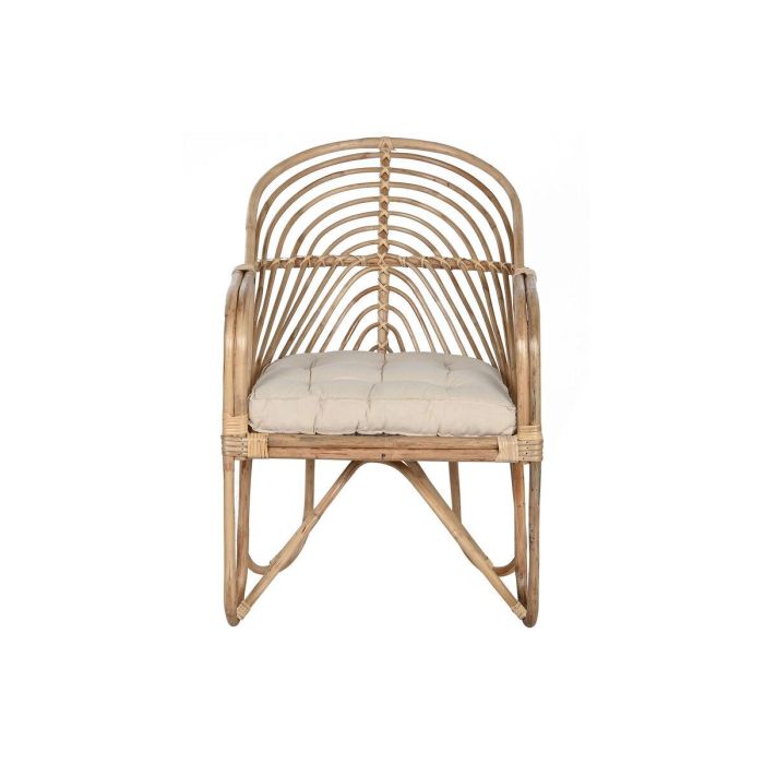 Silla de Jardín Home ESPRIT Bambú Ratán 58 x 61 x 87 cm 3